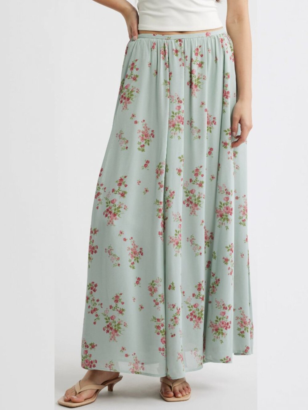 ✨ SALE Reformation x Nordstrom Gemma Maxi Skirt Sz4 Dama Floral Causal Vacation